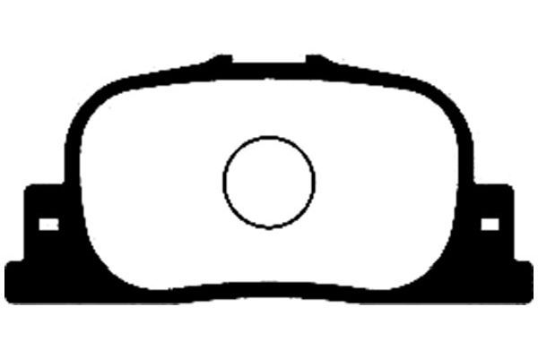 KAVO PARTS stabdžių trinkelių rinkinys, diskinis stabdys BP-9070